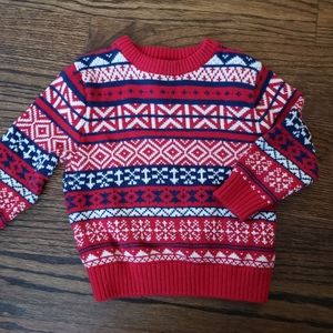 Boys fair isle sweater